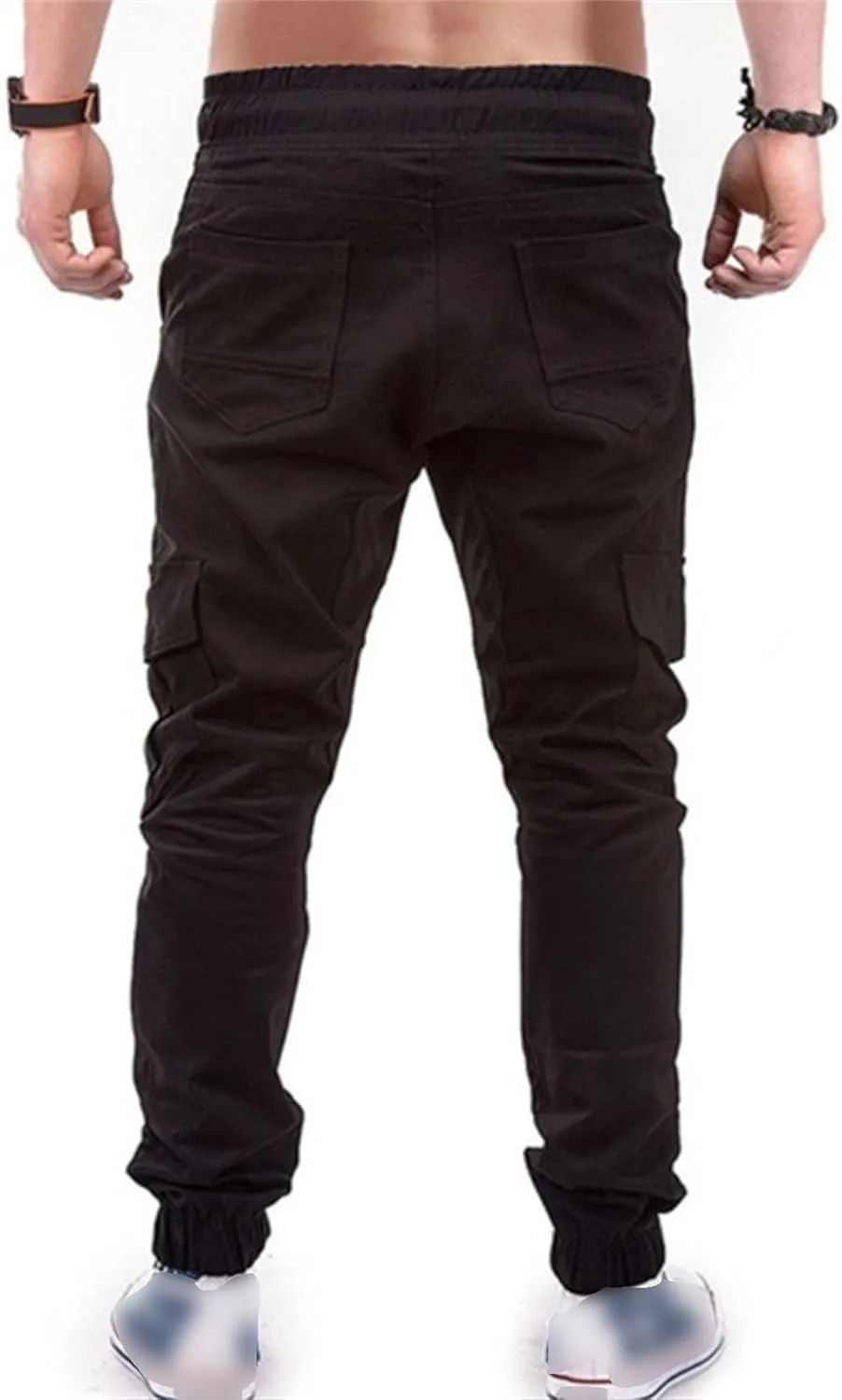 JEShifangjiusu Mens Pants Cargo Joggers Sweatpants Fashion Athletic Beach Pants Casual Slim Fit Chino Trousers With Pockets