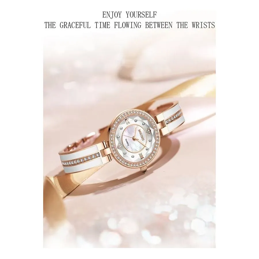 JewelGlow Diamond Accent Luxury Timepiece