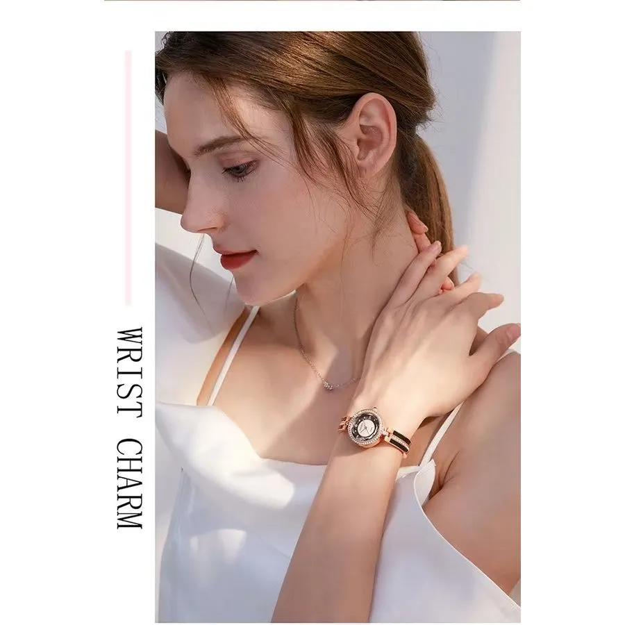 JewelGlow Diamond Accent Luxury Timepiece