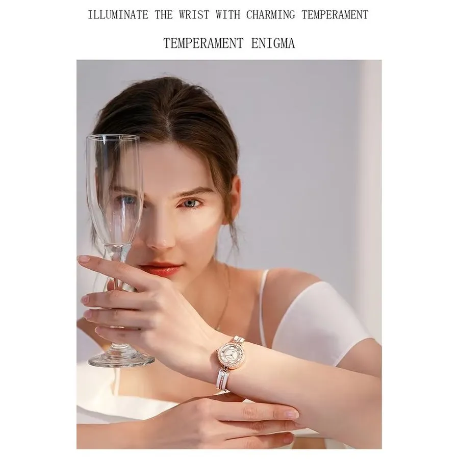 JewelGlow Diamond Accent Luxury Timepiece