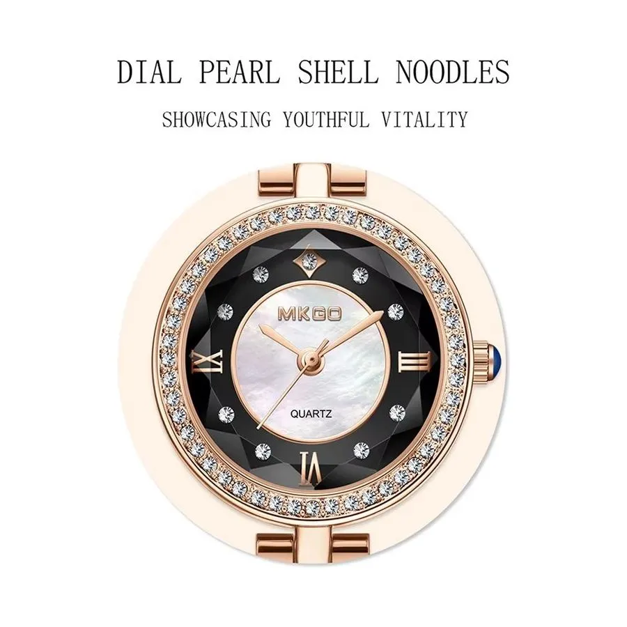 JewelGlow Diamond Accent Luxury Timepiece