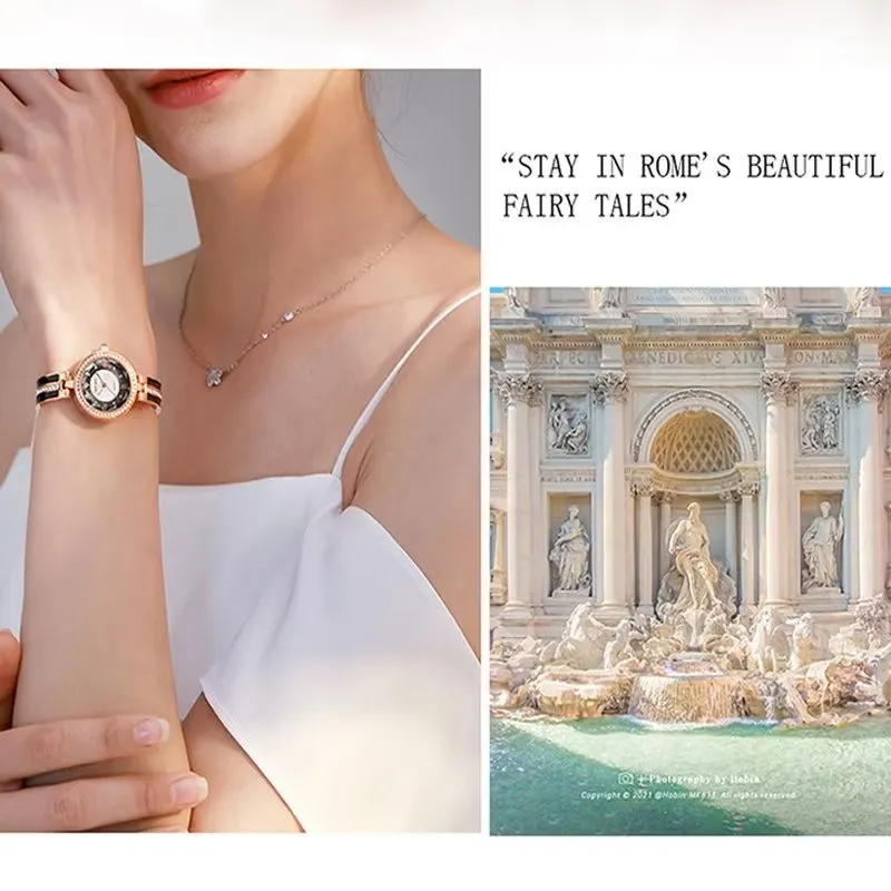JewelGlow Diamond Accent Luxury Timepiece