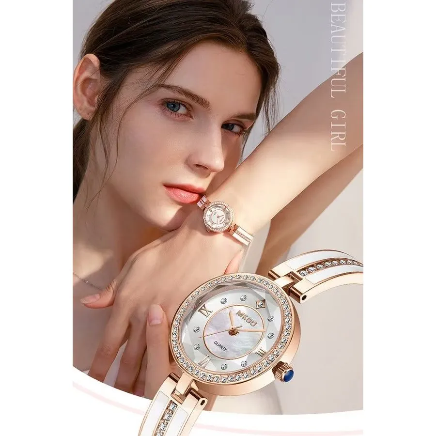 JewelGlow Diamond Accent Luxury Timepiece