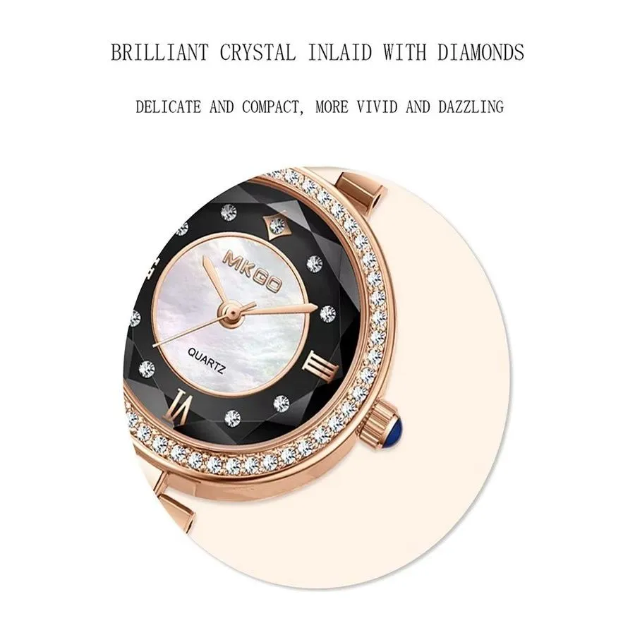 JewelGlow Diamond Accent Luxury Timepiece