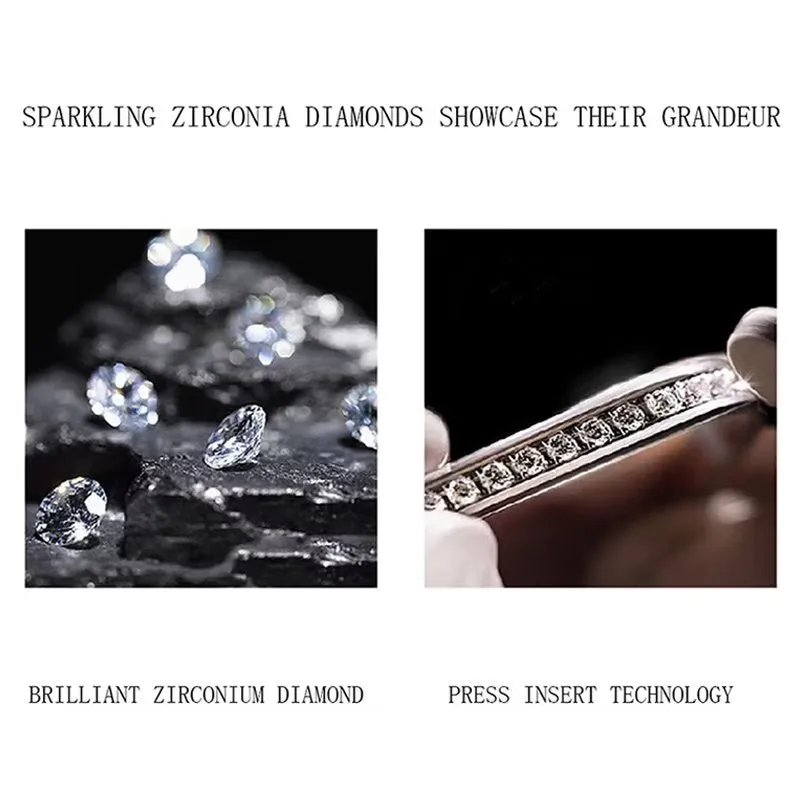 JewelGlow Diamond Accent Luxury Timepiece