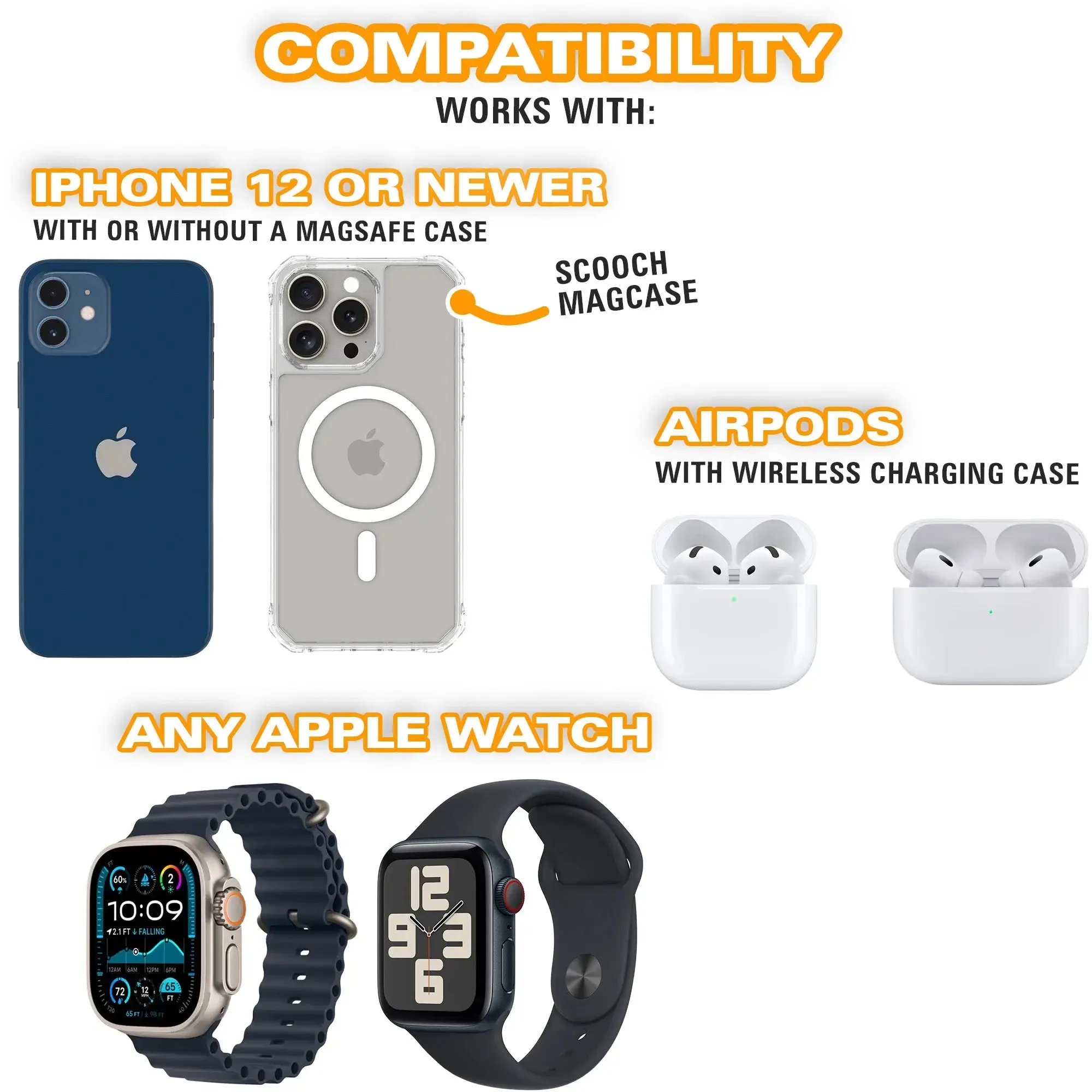 JuicePuck for MagSafe - 15W Charger for iPhone, Apple Watch, and AirPods