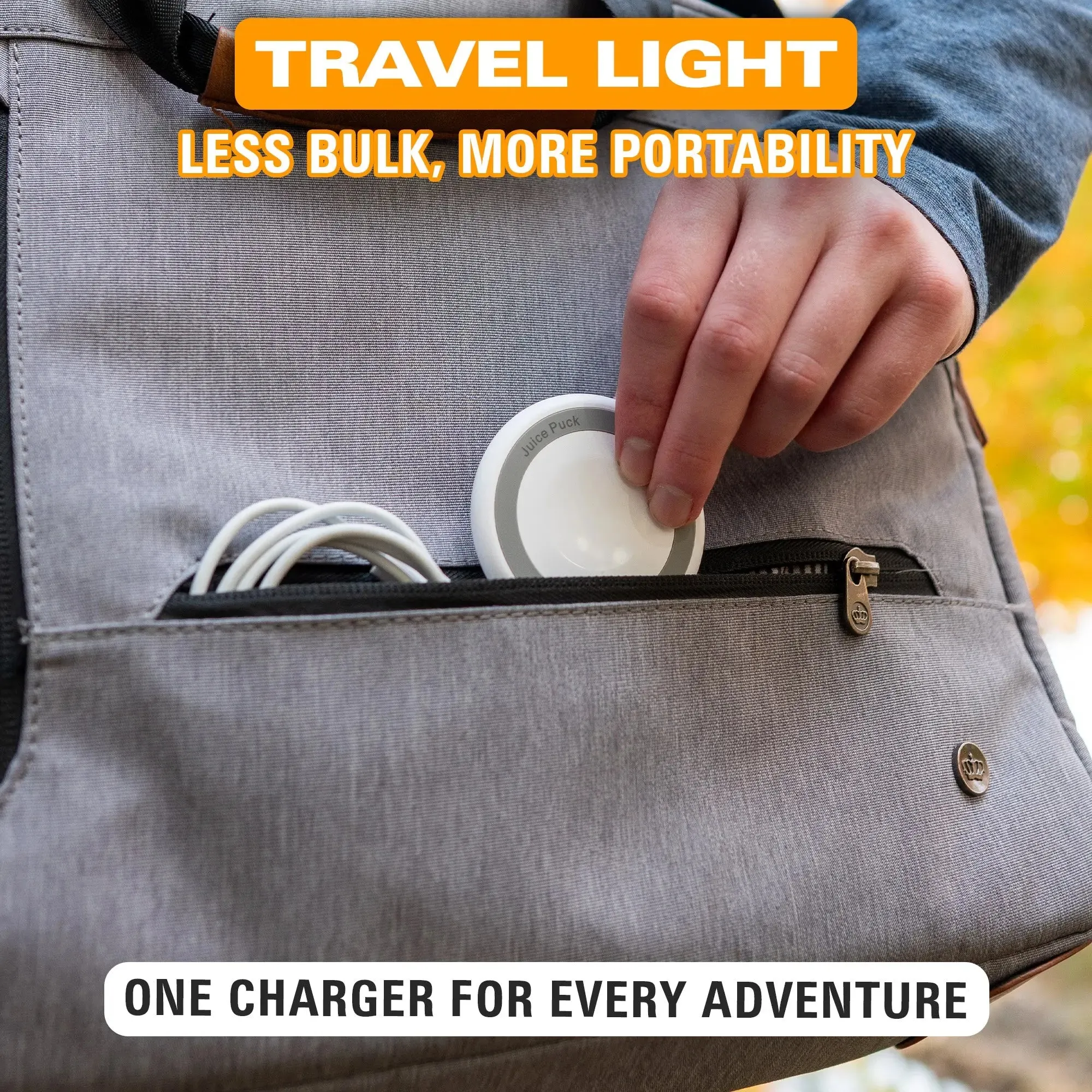 JuicePuck for MagSafe - 15W Charger for iPhone, Apple Watch, and AirPods