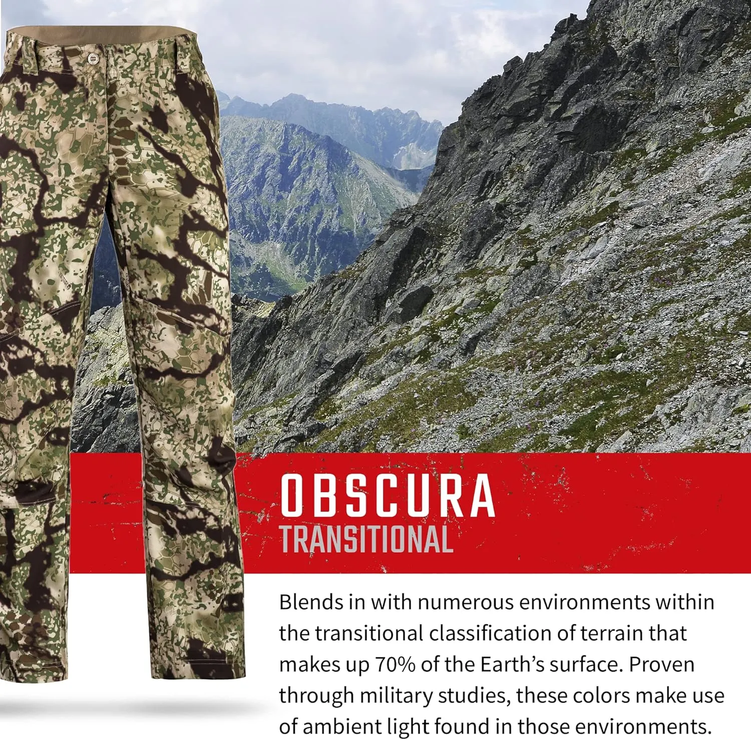 Kryptek Men's Valhalla, Multi Season Performance Camo Hunting Pant