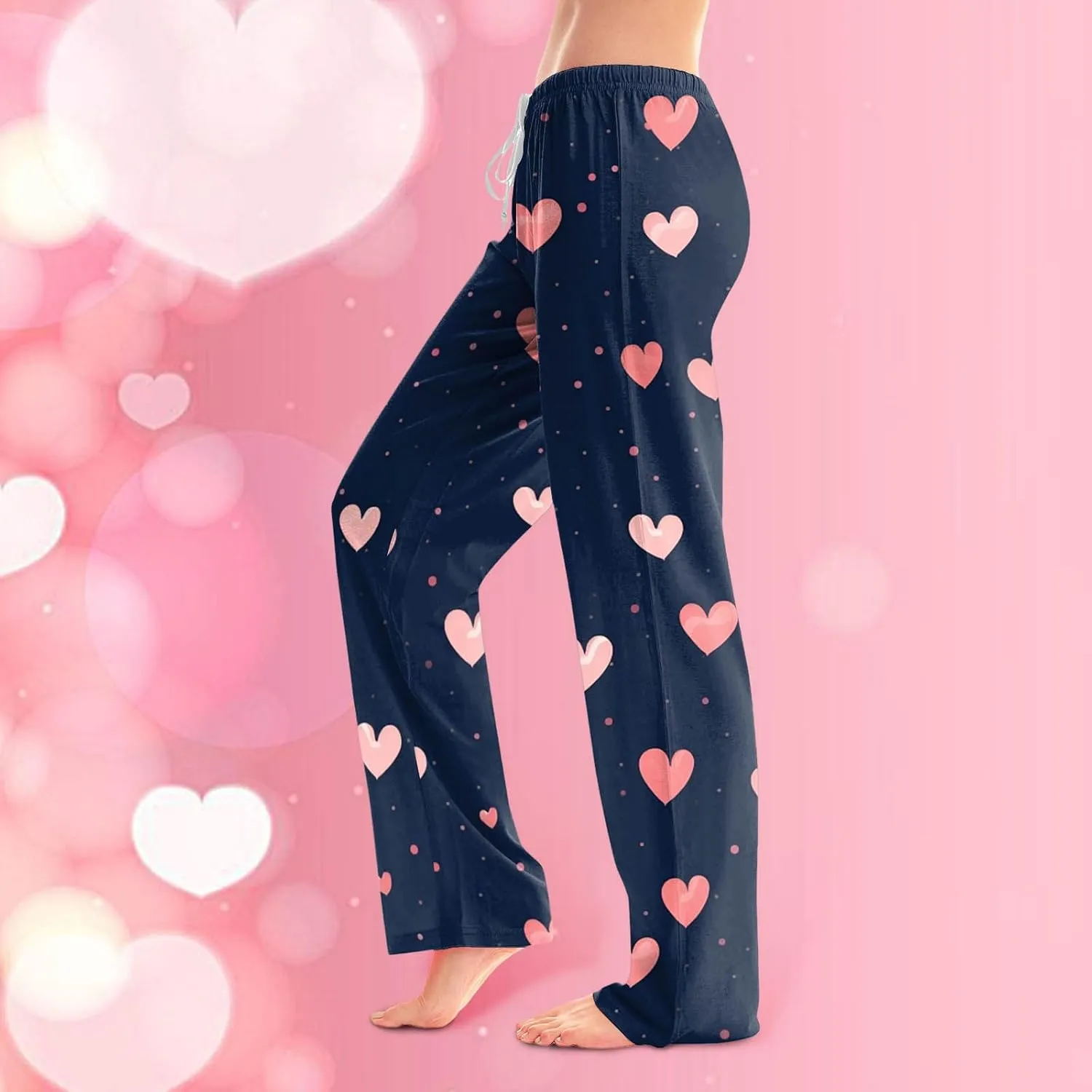 Ladies' 2025 Valentine Fashion Casual Printed Casual Pants Western Leggings