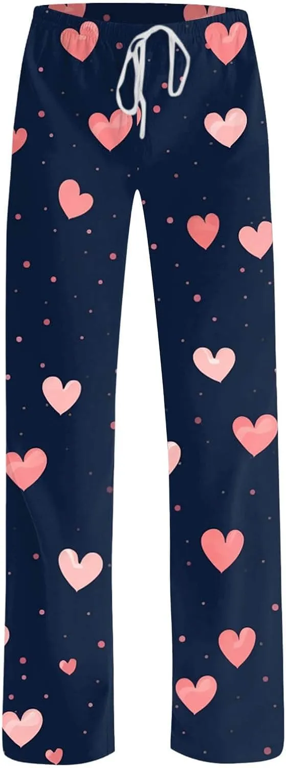 Ladies' 2025 Valentine Fashion Casual Printed Casual Pants Western Leggings