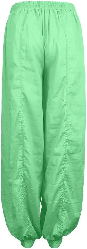 Linen Pants for Women Baggy Baggy Lounge Baggy Pants with Pockets Solid Sweatpants Palazzo Pants for Women Beach