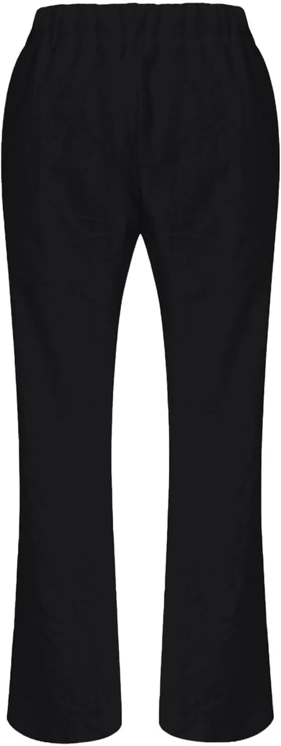 Linen Womens Pants Casual High Waisted Drawstring Casual Loose Summer Baggy Flowy Lounge Cropped Trousers with Pockets