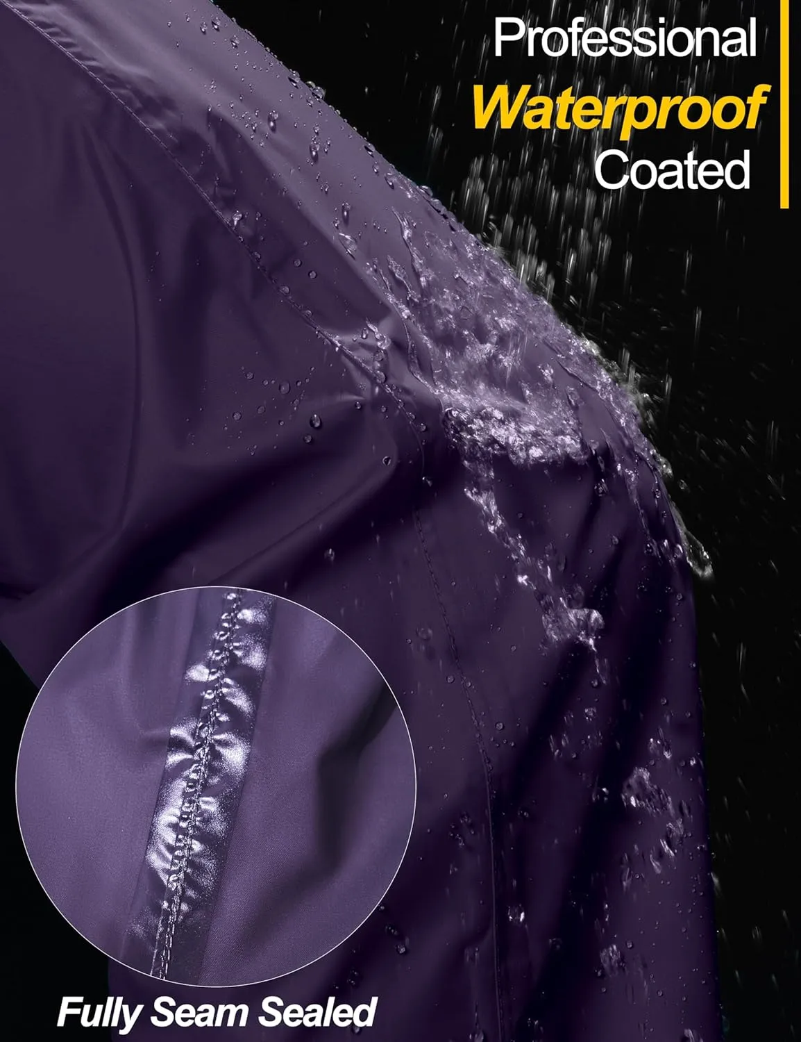 Little Donkey Andy Women's Lightweight Packable Waterproof Rain Pants with Pockets for Hiking Travel Fishing