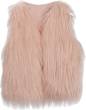 Little Girls Solid Faux-Fur Villus Fleece Vest Jacket Winter Stylish Thick Warm Waistcoat 1-6 Years