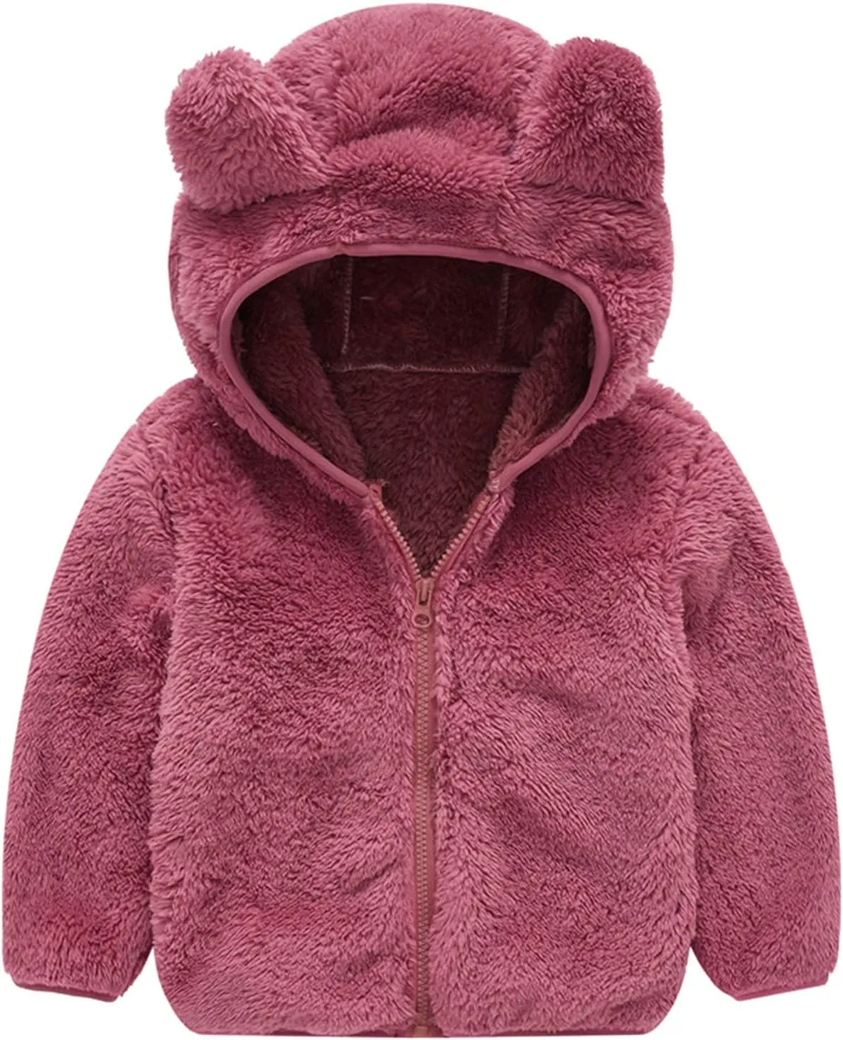Little Girls Solid Faux-Fur Villus Fleece Vest Jacket Winter Stylish Thick Warm Waistcoat 1-6 Years