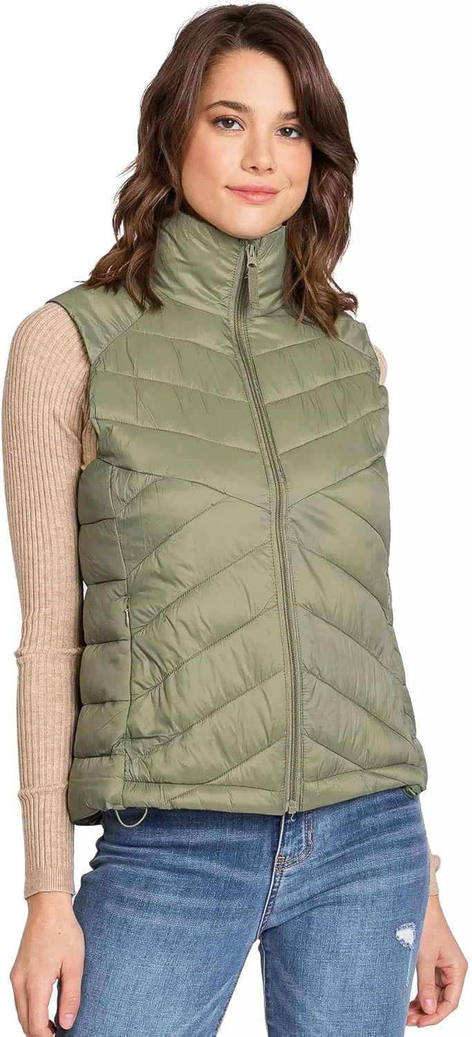 Love Tree Women's Juniors Ultra Light Packable Puffer Vest