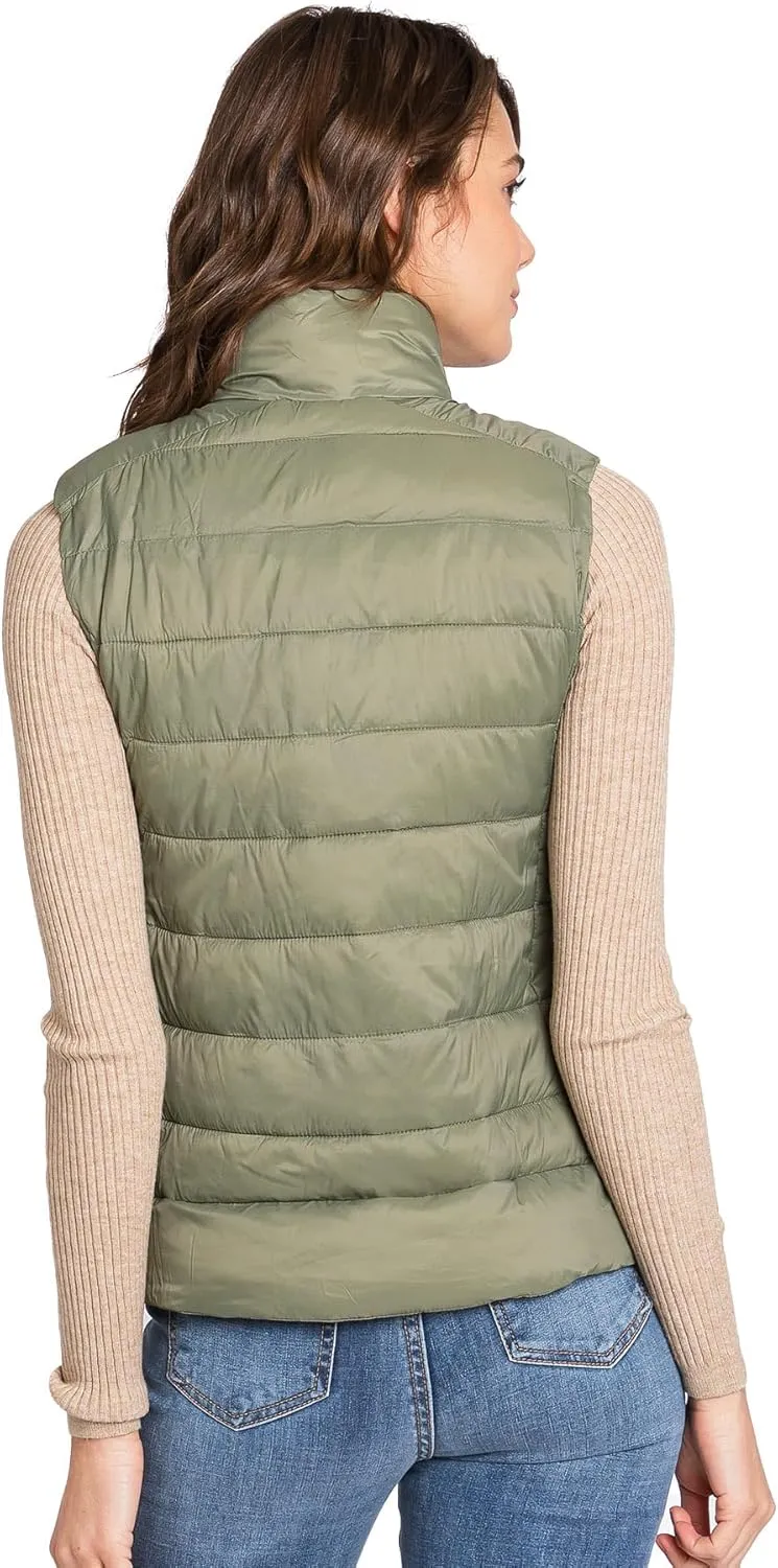 Love Tree Women's Juniors Ultra Light Packable Puffer Vest