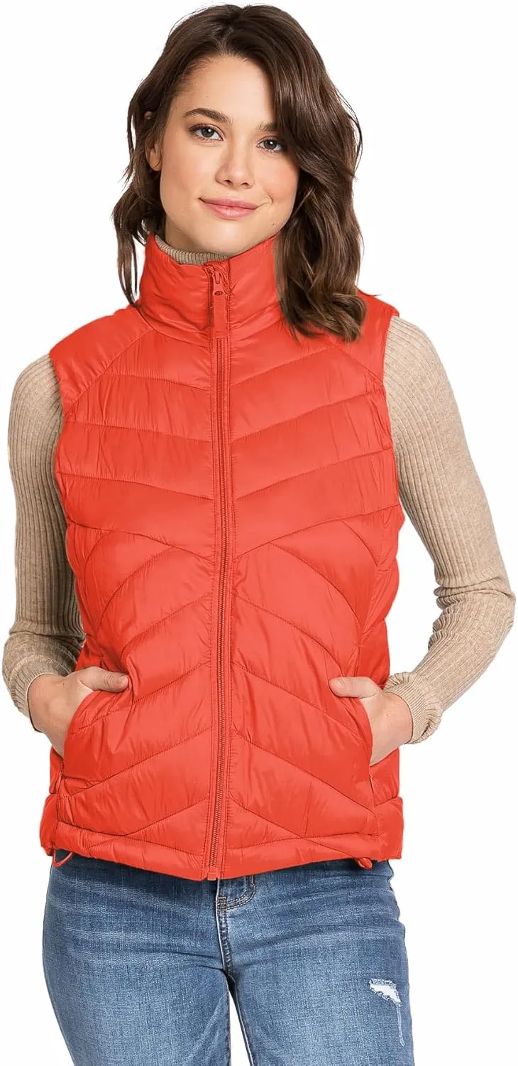 Love Tree Women's Juniors Ultra Light Packable Puffer Vest