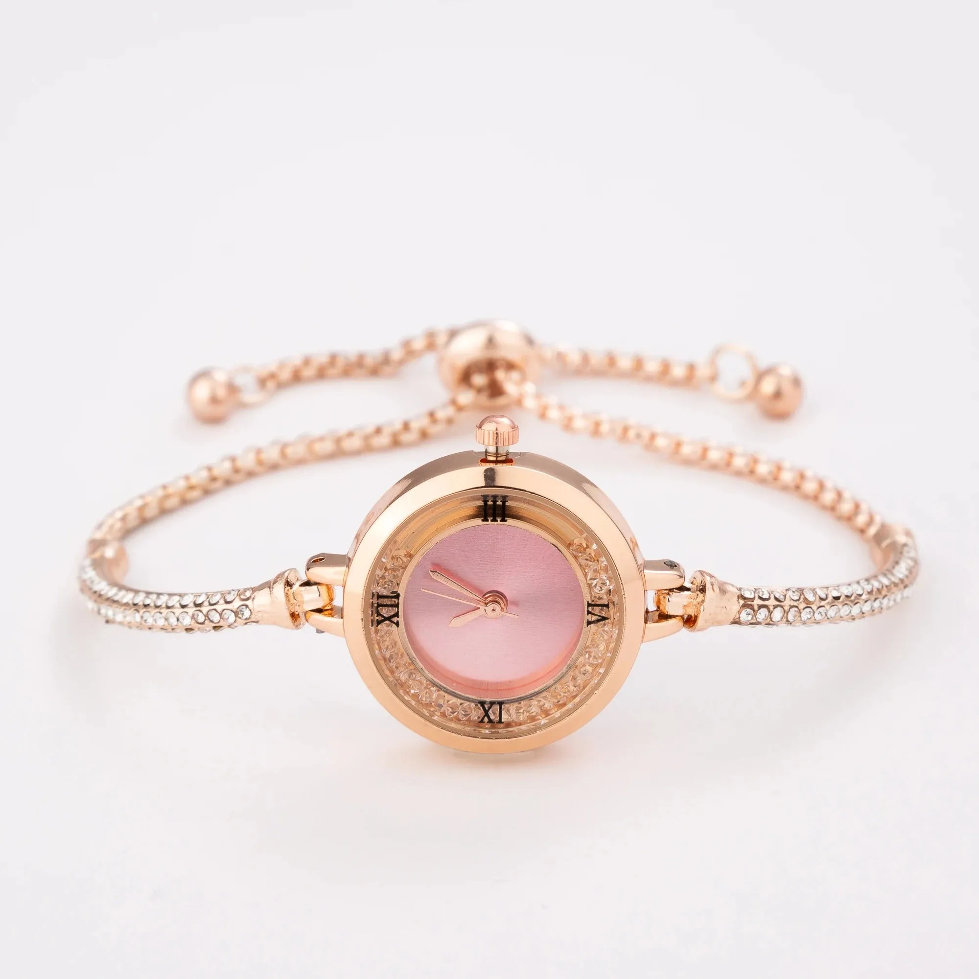 Luxury Fashion Quartz Women's Watch - Elegant Stainless Steel Wristwatch with Small Dial