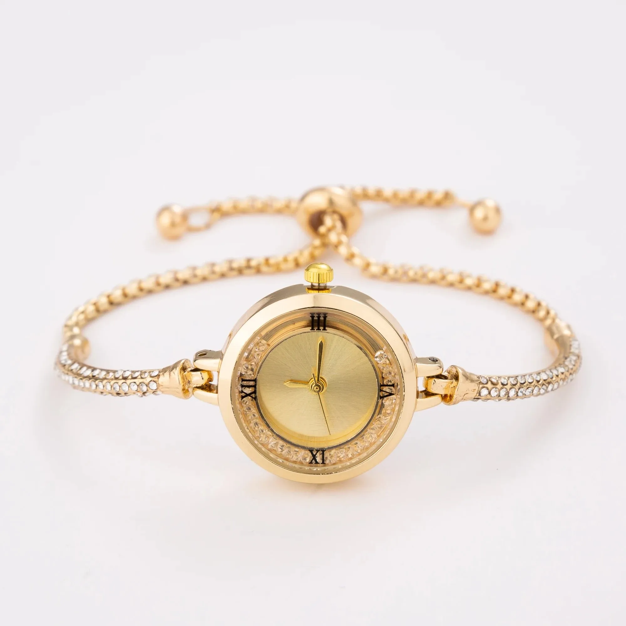 Luxury Fashion Quartz Women's Watch - Elegant Stainless Steel Wristwatch with Small Dial