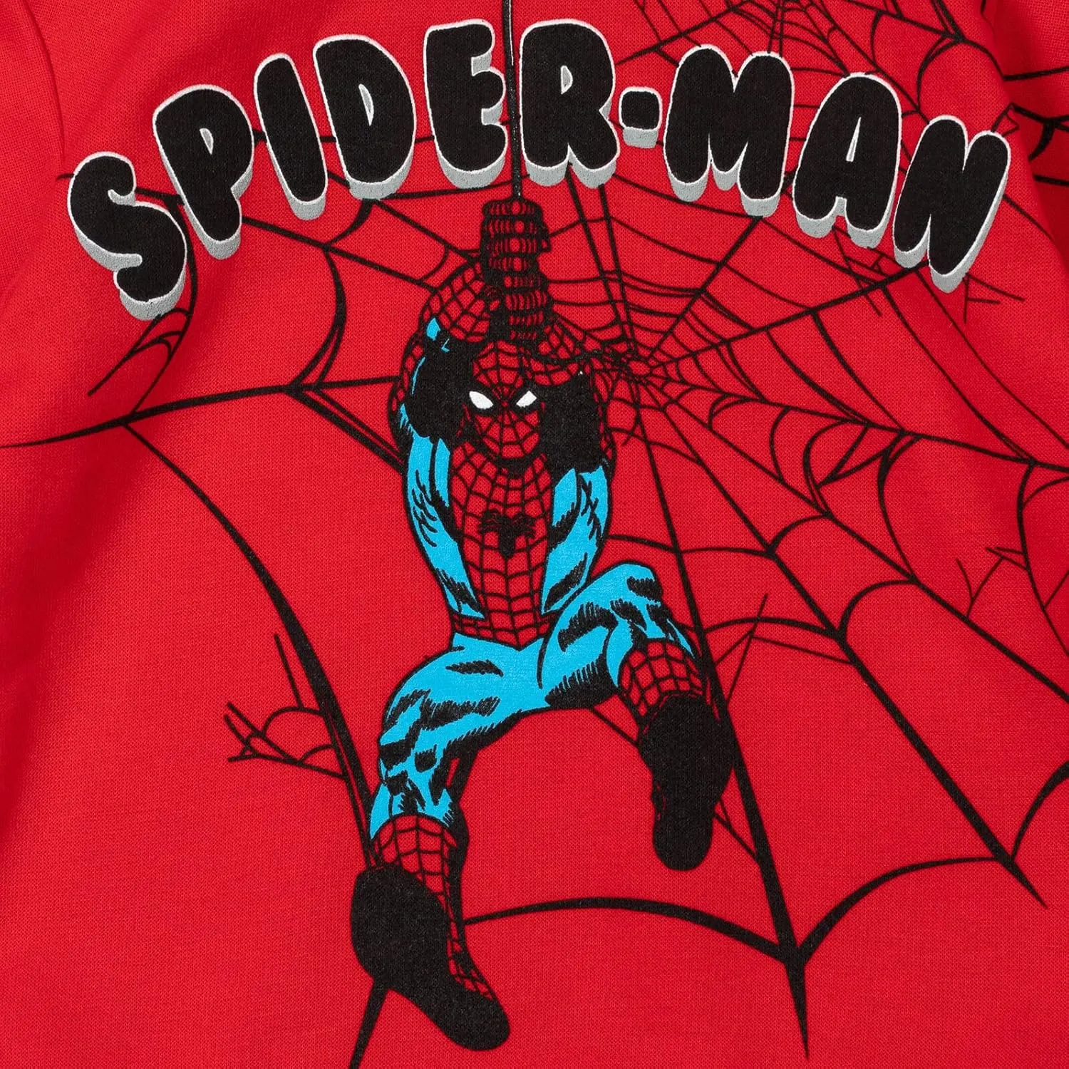 Marvel Spider-Man Fleece Sweatshirt and Pants Outfit Set Toddler to Big Kid Sizes (2T - 14-16)