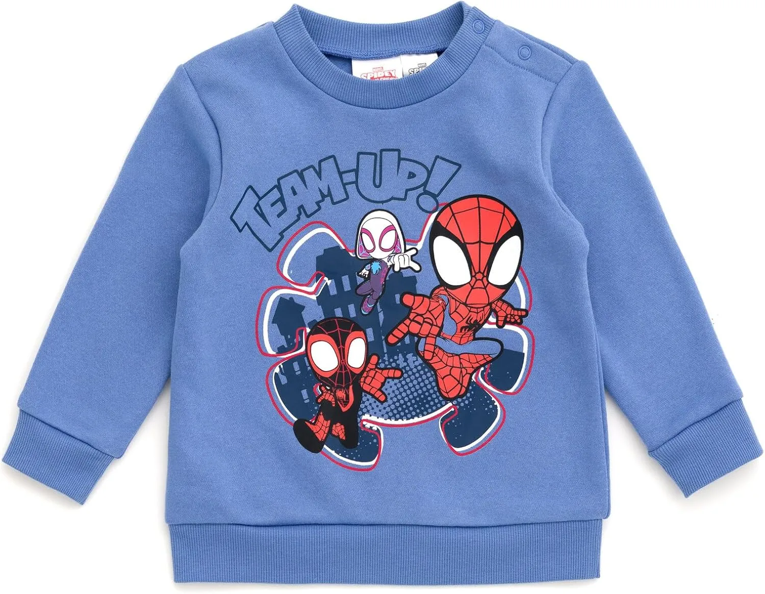 Marvel Spidey and His Amazing Friends Fleece Sweatshirt and Jogger Pants Outfit Set Toddler to Big Kid Sizes (2T - 14-16)