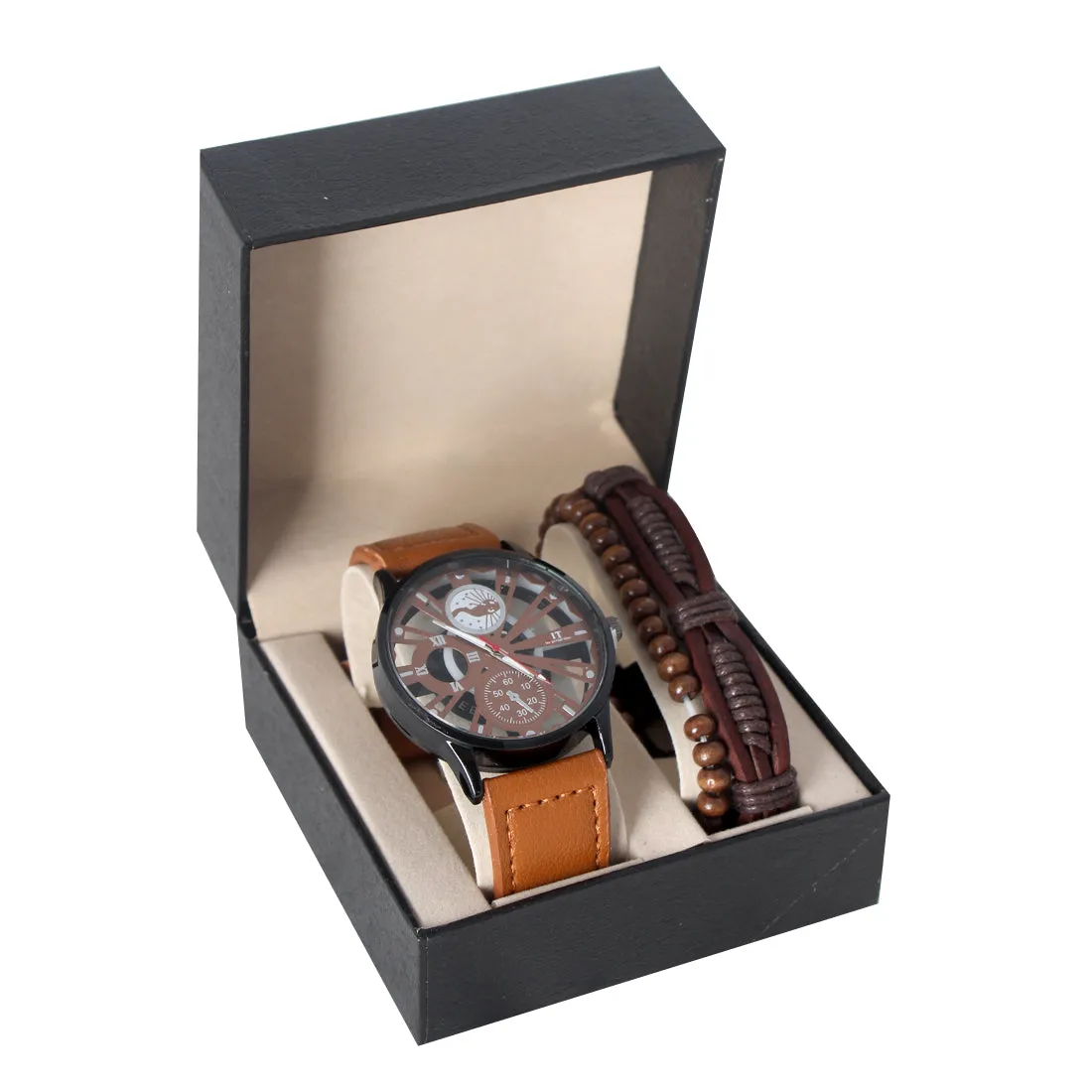 Men Watch Gift Set -7968