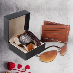Men Watch Gift Set -7968