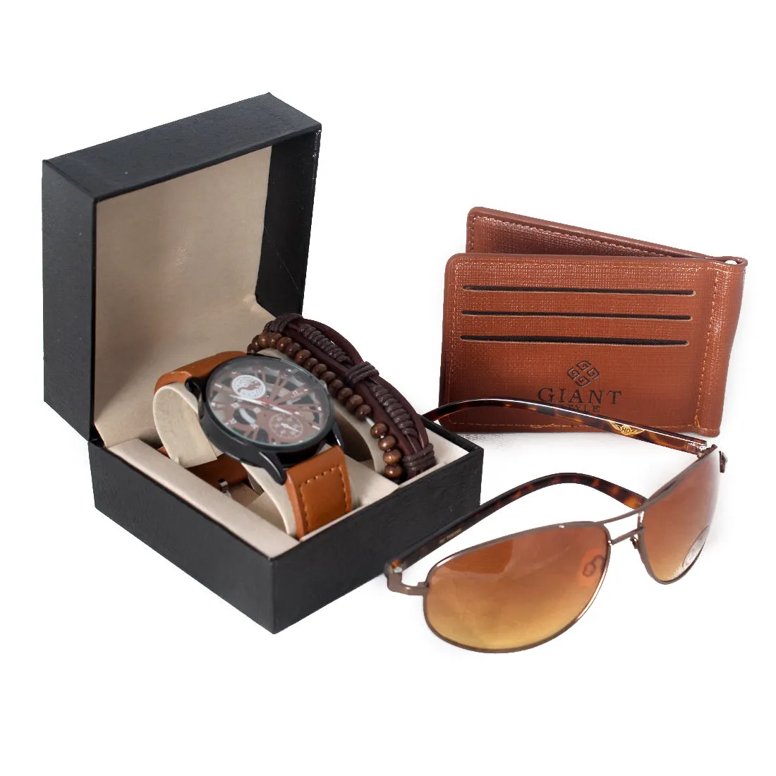 Men Watch Gift Set -7968