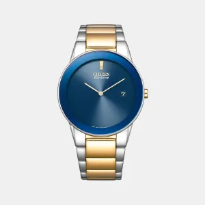 Men's Analog Stainless Steel Eco-Drive Watch AU1064-85L