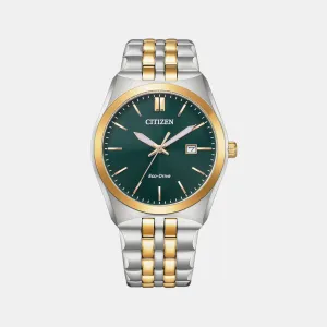 Men's Analog Stainless Steel Eco-Drive Watch BM7339-89X