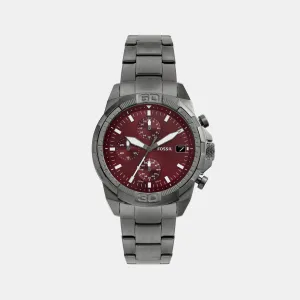 Men's Bronson Chronograph Smoke Stainless Steel Watch FS6017