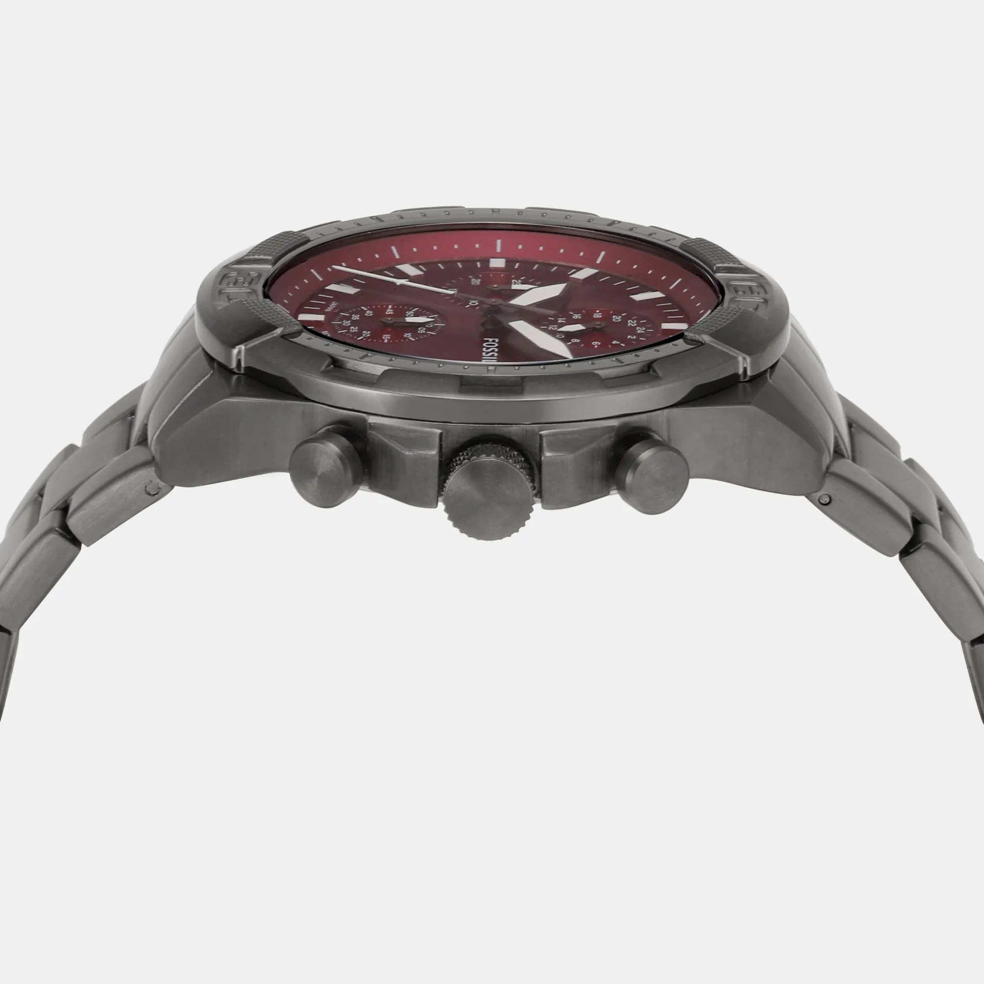 Men's Bronson Chronograph Smoke Stainless Steel Watch FS6017