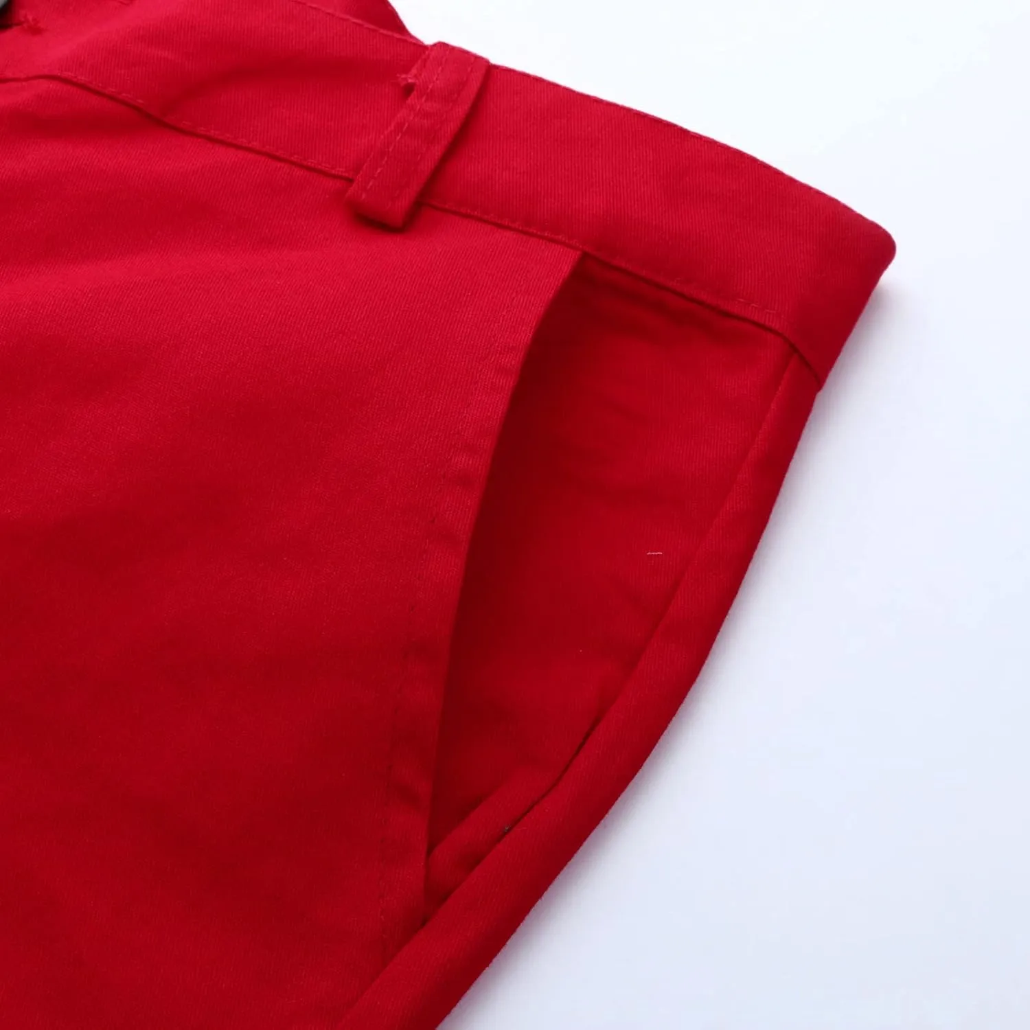 Men's Chino Pants Classic-Fit Casual Stretch Trousers Straight-Fit Wrinkle-Resistant Pants Casual Slim-Fit Pants