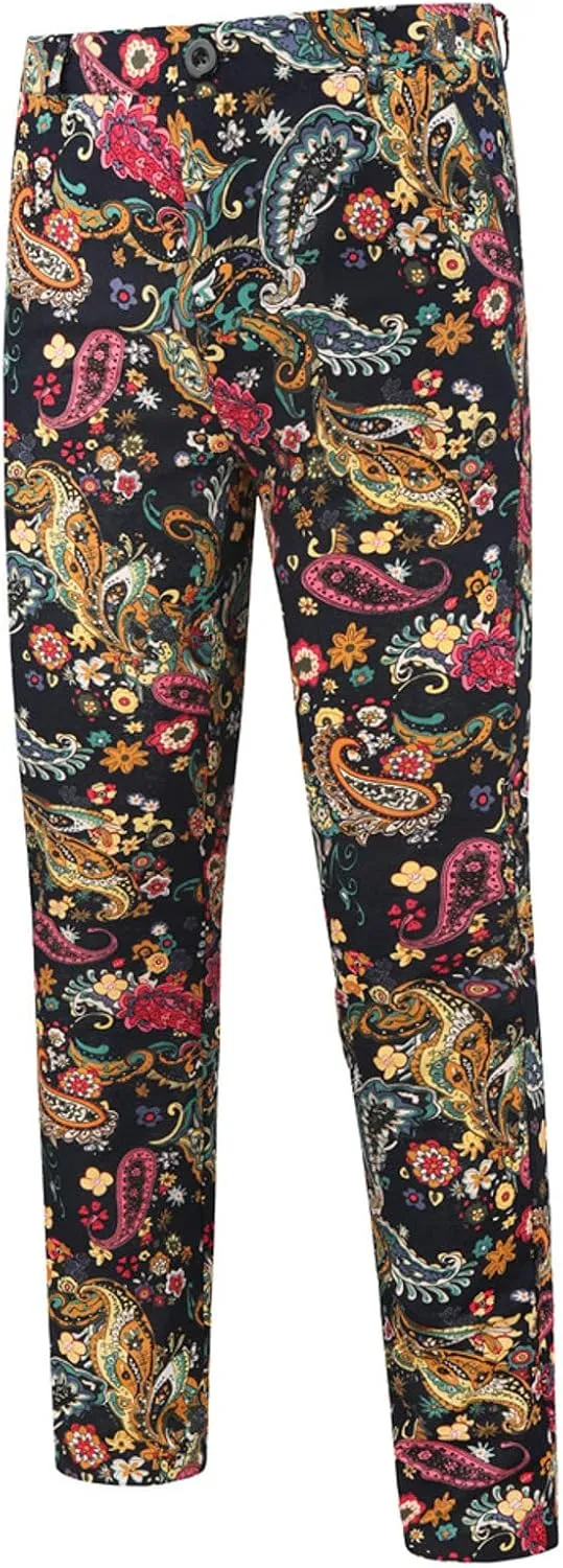Mens Chinos Pants Slim Fit Stretch Skinny Dress Pants Lightweight Pants Trousers Stylish Casual Business Dress Pants