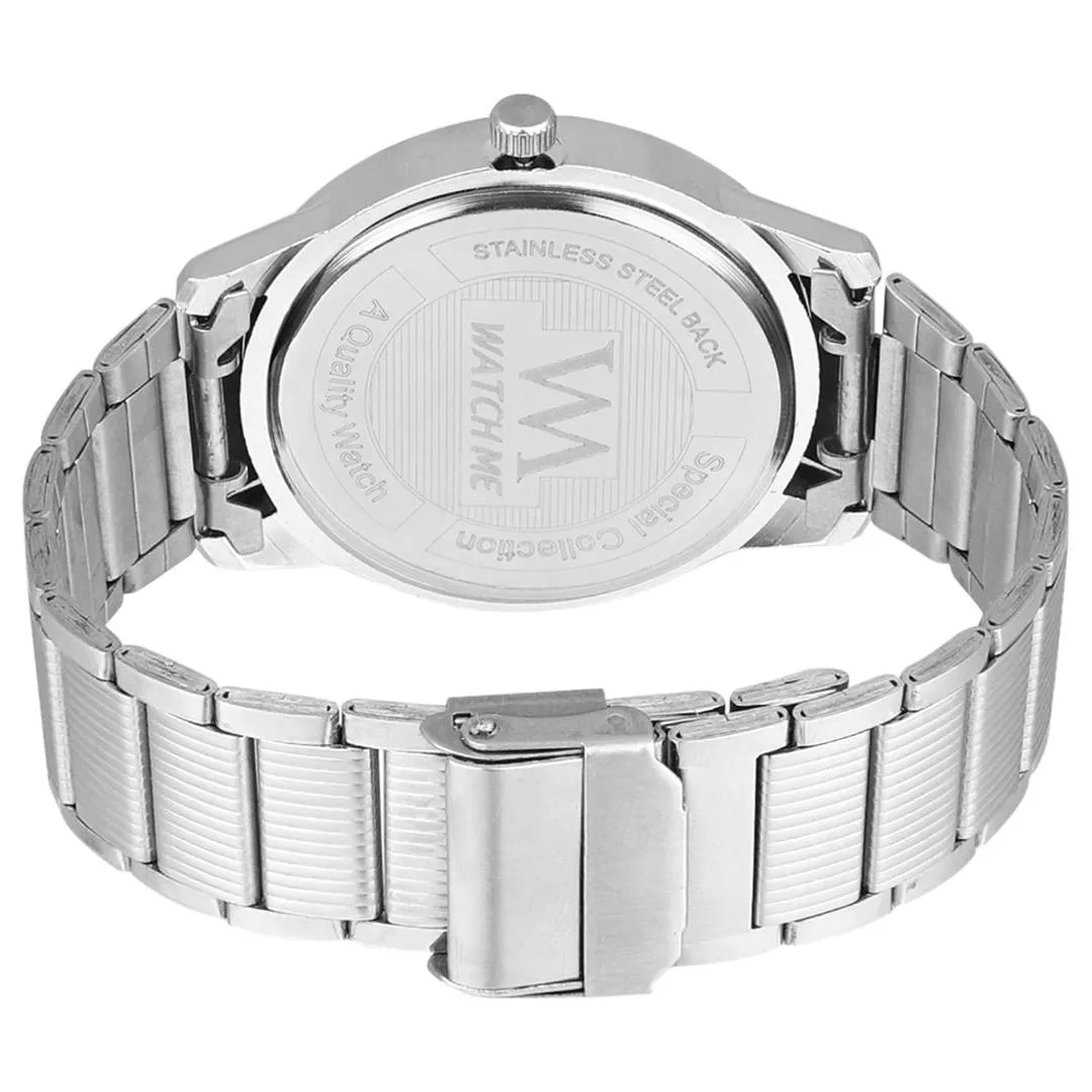 Men's Stylish Blue Metal Analog Watches
