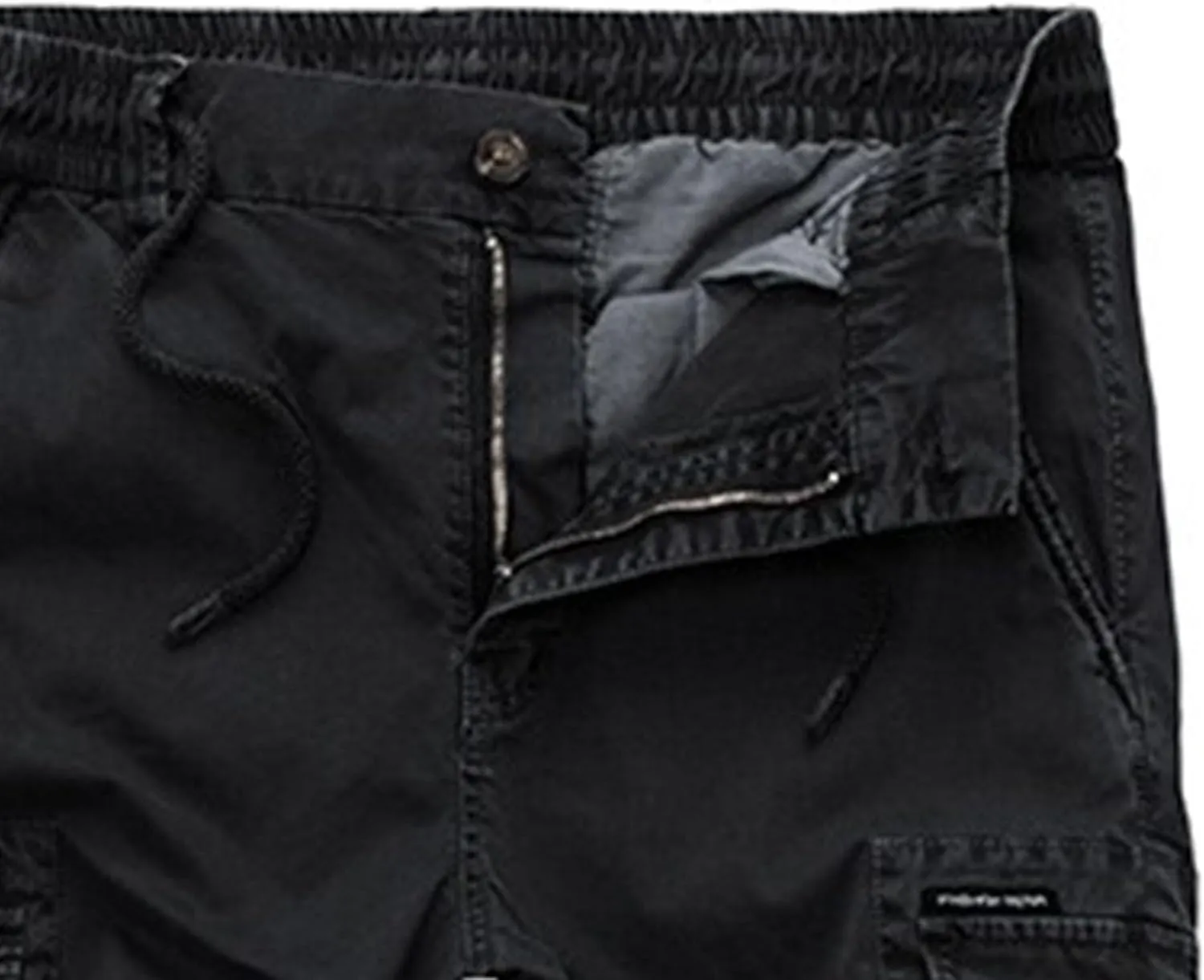 Men's Stylish Slim Fit Twill Pants Stretch Joggers Outdoor Pants Straight Leg Casual Tapered Trousers