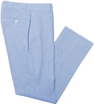 Mens Suit Seersucker Pants Lightweight Summer Seersucker Sport Coat Pant Set Fit Suits Trousers for Men Beach Outfit