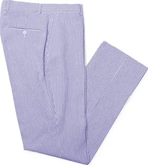 Mens Suit Seersucker Pants Lightweight Summer Seersucker Sport Coat Pant Set Fit Suits Trousers for Men Beach Outfit