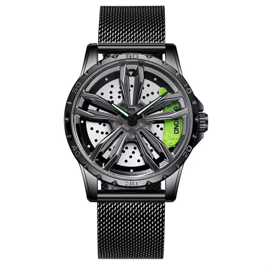 Modish Crystal Glass Mechanical Men's Watch