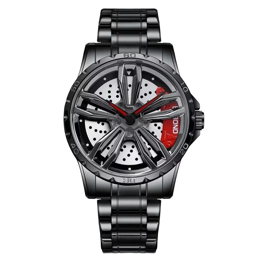 Modish Crystal Glass Mechanical Men's Watch