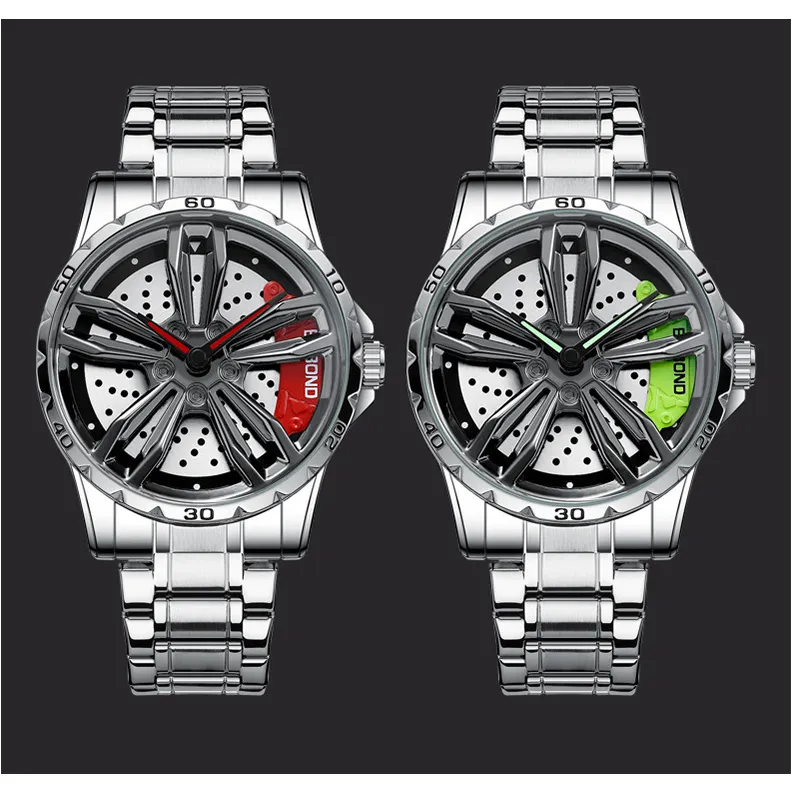 Modish Crystal Glass Mechanical Men's Watch