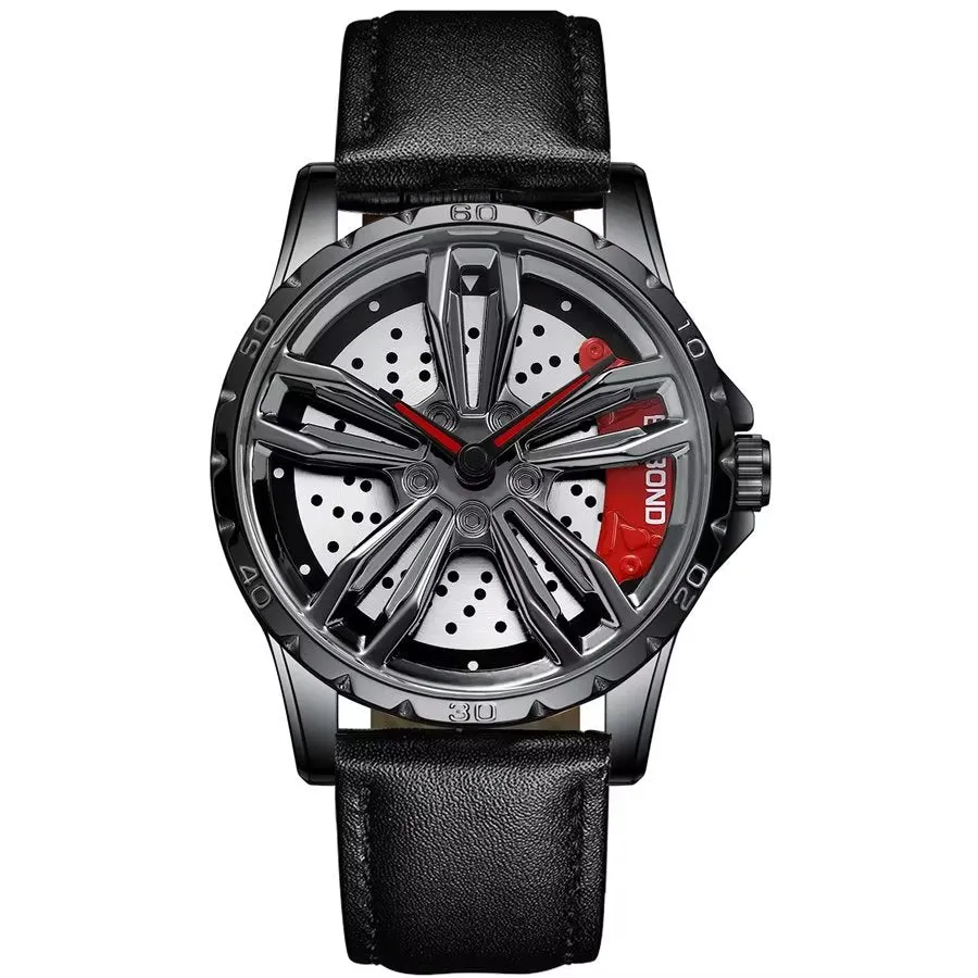 Modish Crystal Glass Mechanical Men's Watch