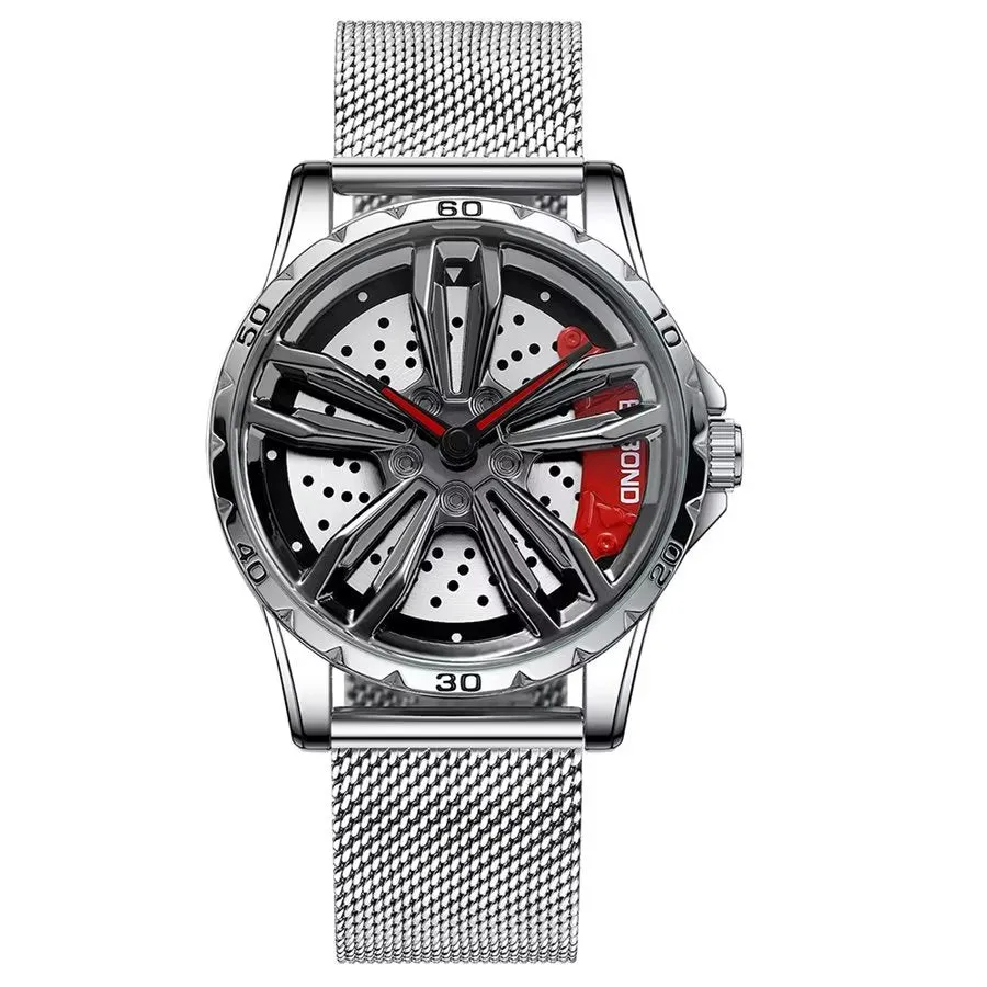 Modish Crystal Glass Mechanical Men's Watch