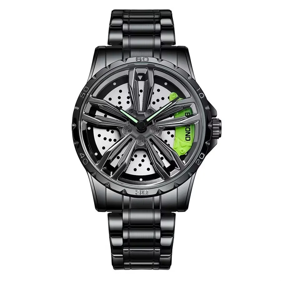 Modish Crystal Glass Mechanical Men's Watch
