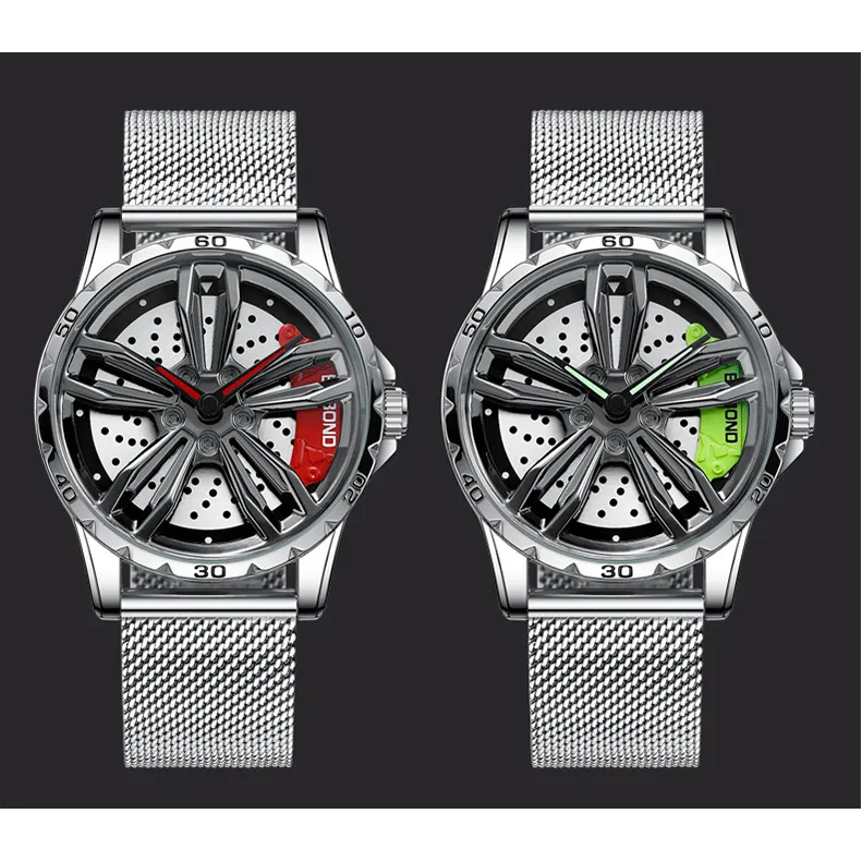 Modish Crystal Glass Mechanical Men's Watch
