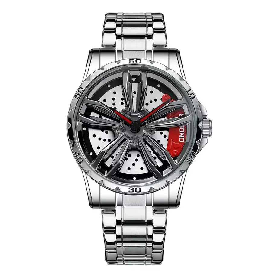 Modish Crystal Glass Mechanical Men's Watch
