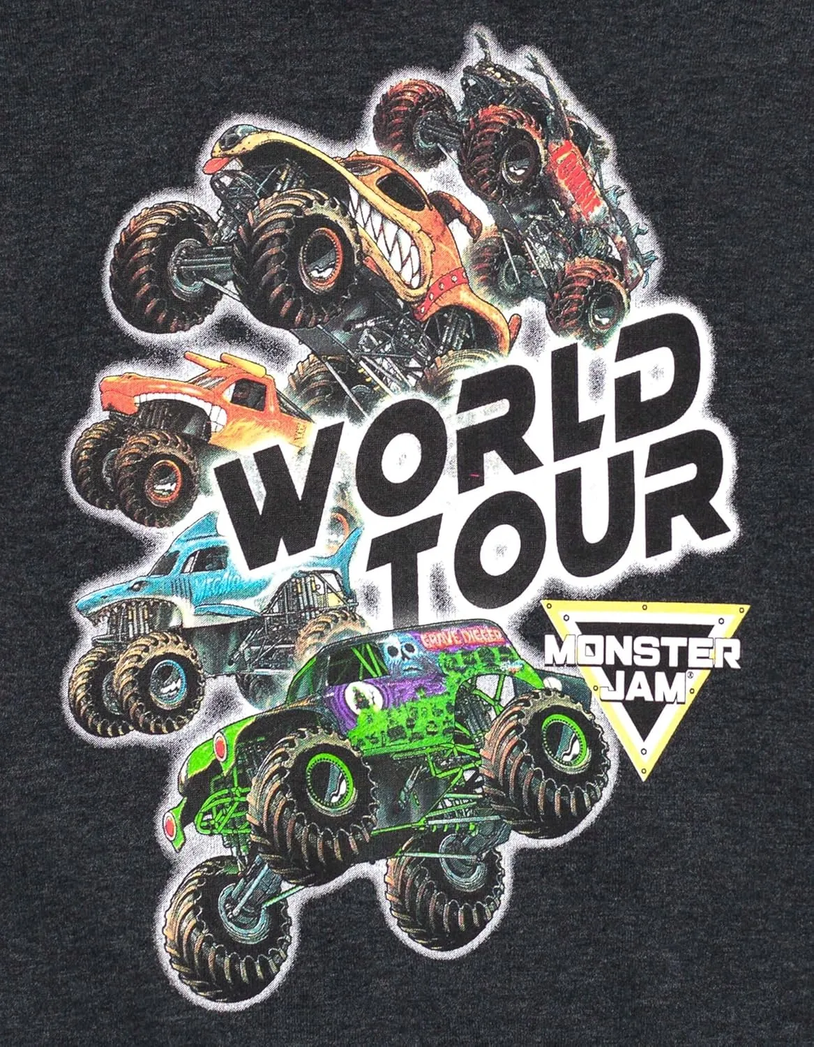 Monster Jam Grave Digger Monster Mutt Megalodon Fleece Pullover Hoodie & Pants Toddler to Big Kid