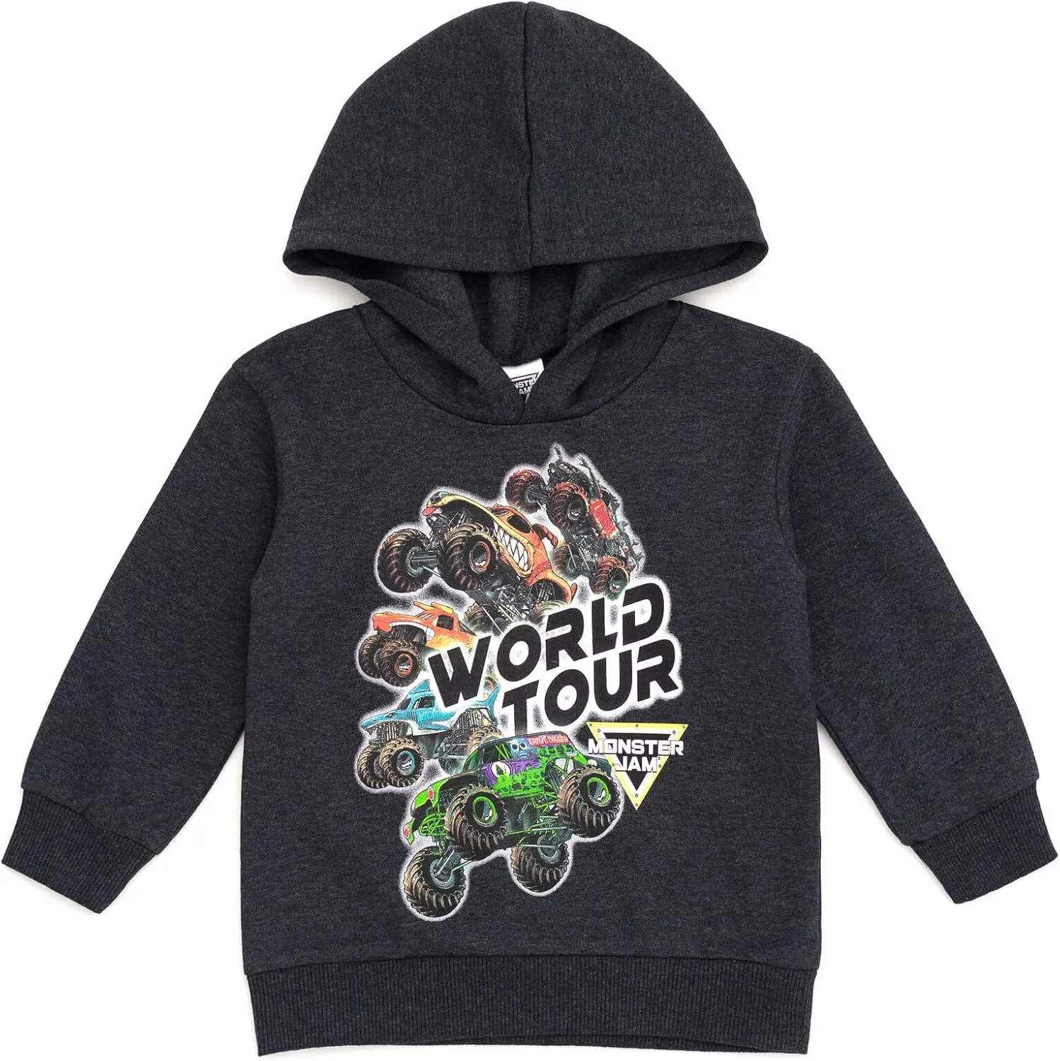 Monster Jam Grave Digger Monster Mutt Megalodon Fleece Pullover Hoodie & Pants Toddler to Big Kid