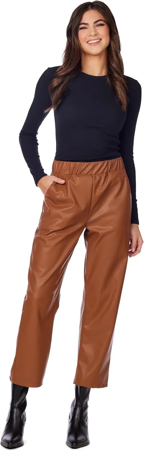 Mud Pie Women's Ballard Leather Pant